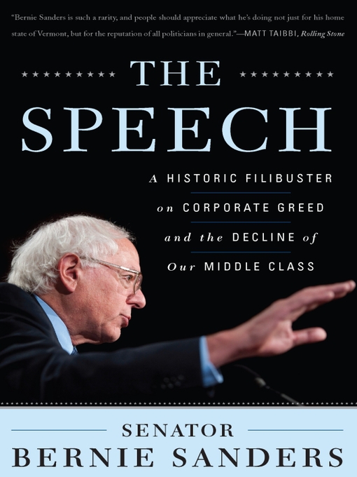 Title details for The Speech by Bernie Sanders - Available